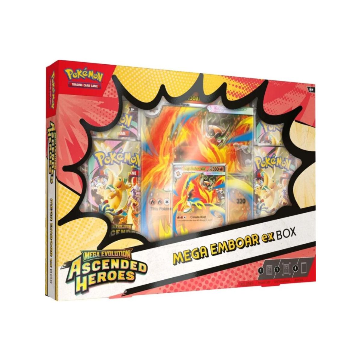 Pokémon Ascended Heroes Mega Emboar ex Box Englisch