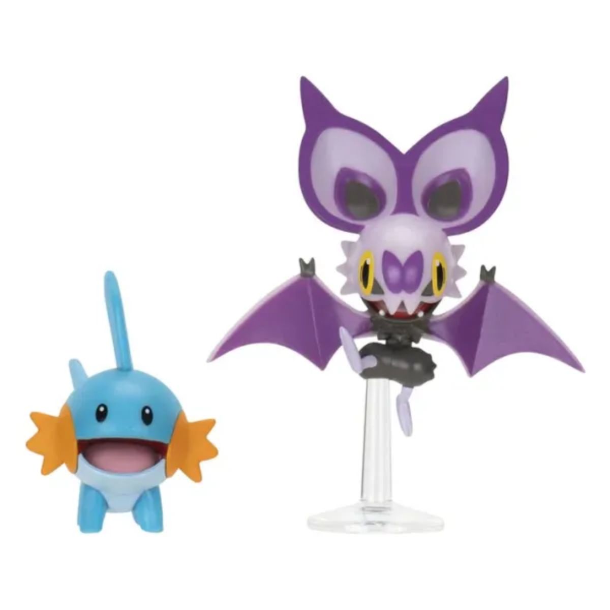 Pokémon Battle Figure 2 Pack Mudkip & Noibat with Stand