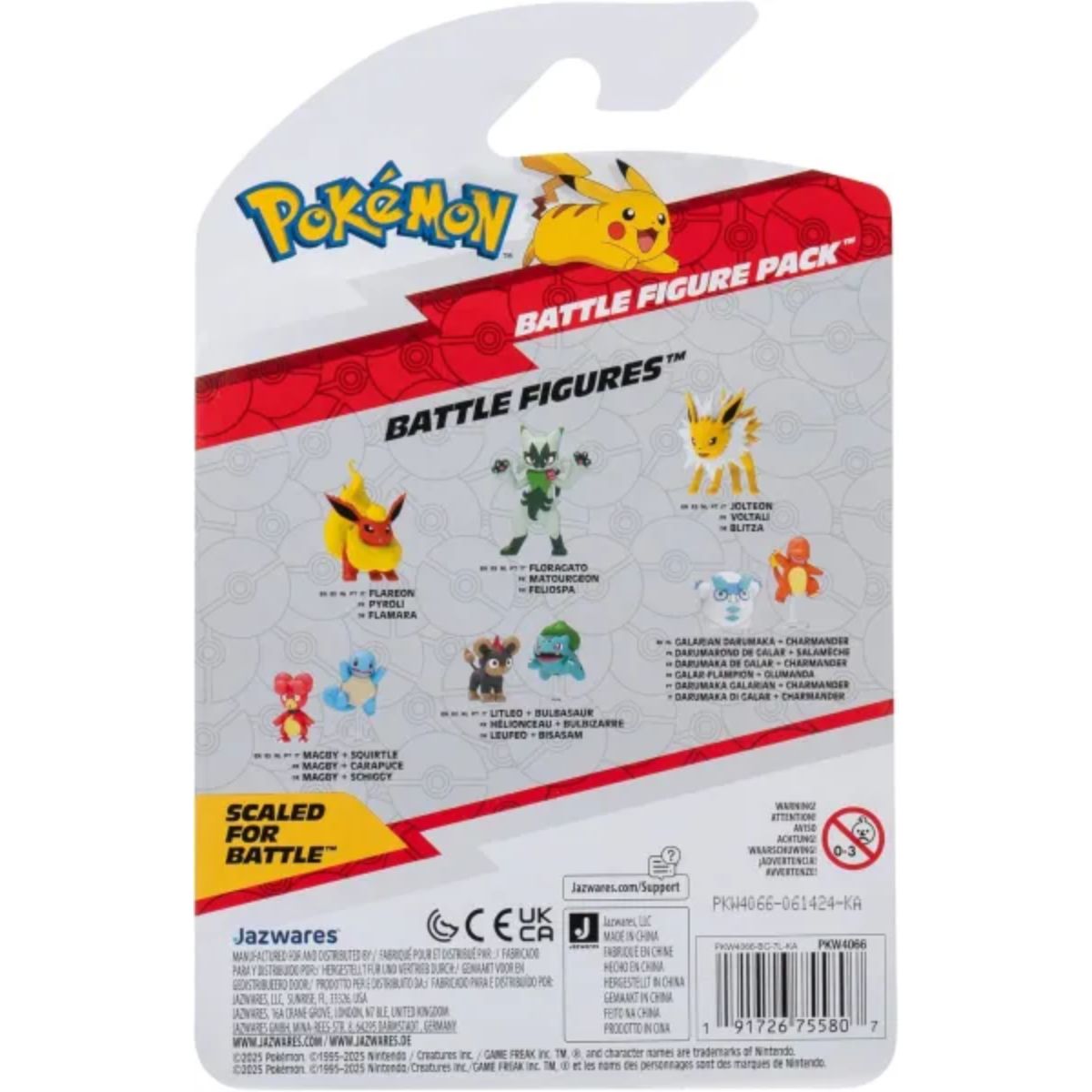 Pokémon Battle Figure 2 Pack Snivy & Pikachu