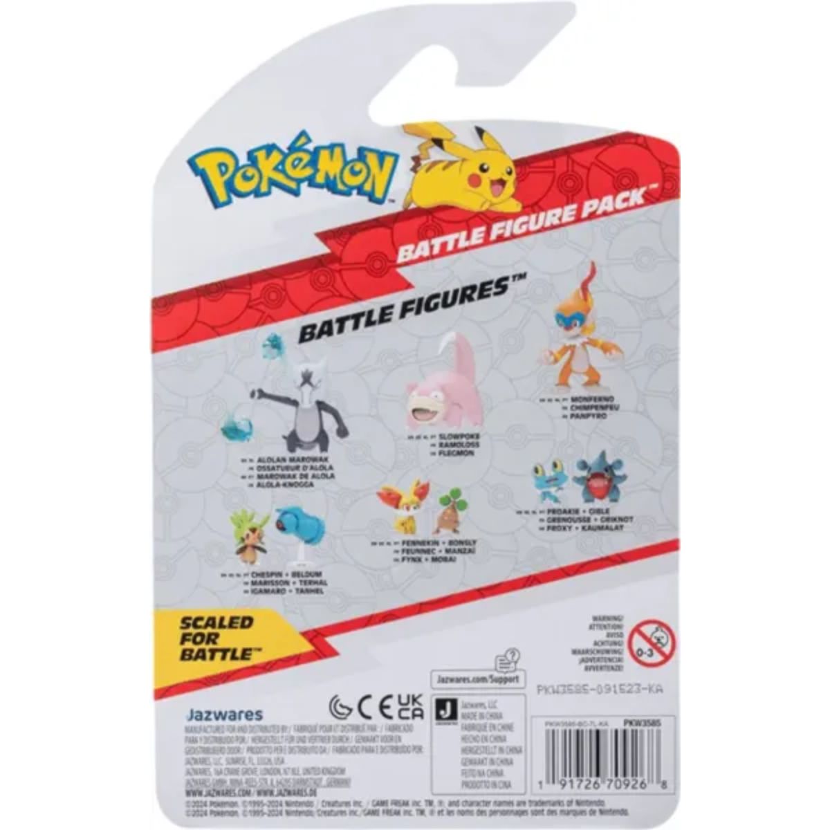 Pokémon Battle Figure First Partner Charmander & Pikachu 2 Pack