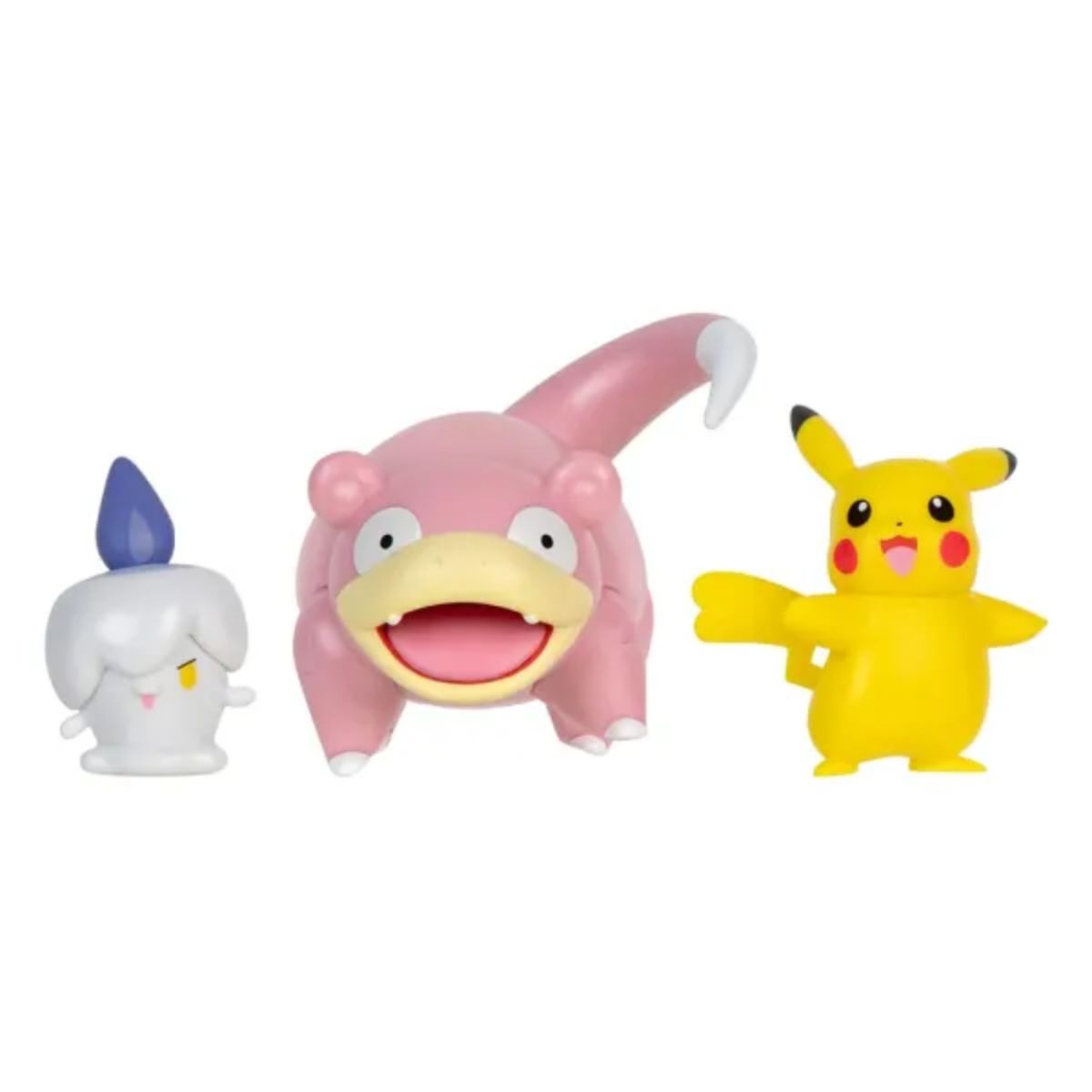 Pokémon Battle Figure Set Pikachu, Litwick & Slowpoke