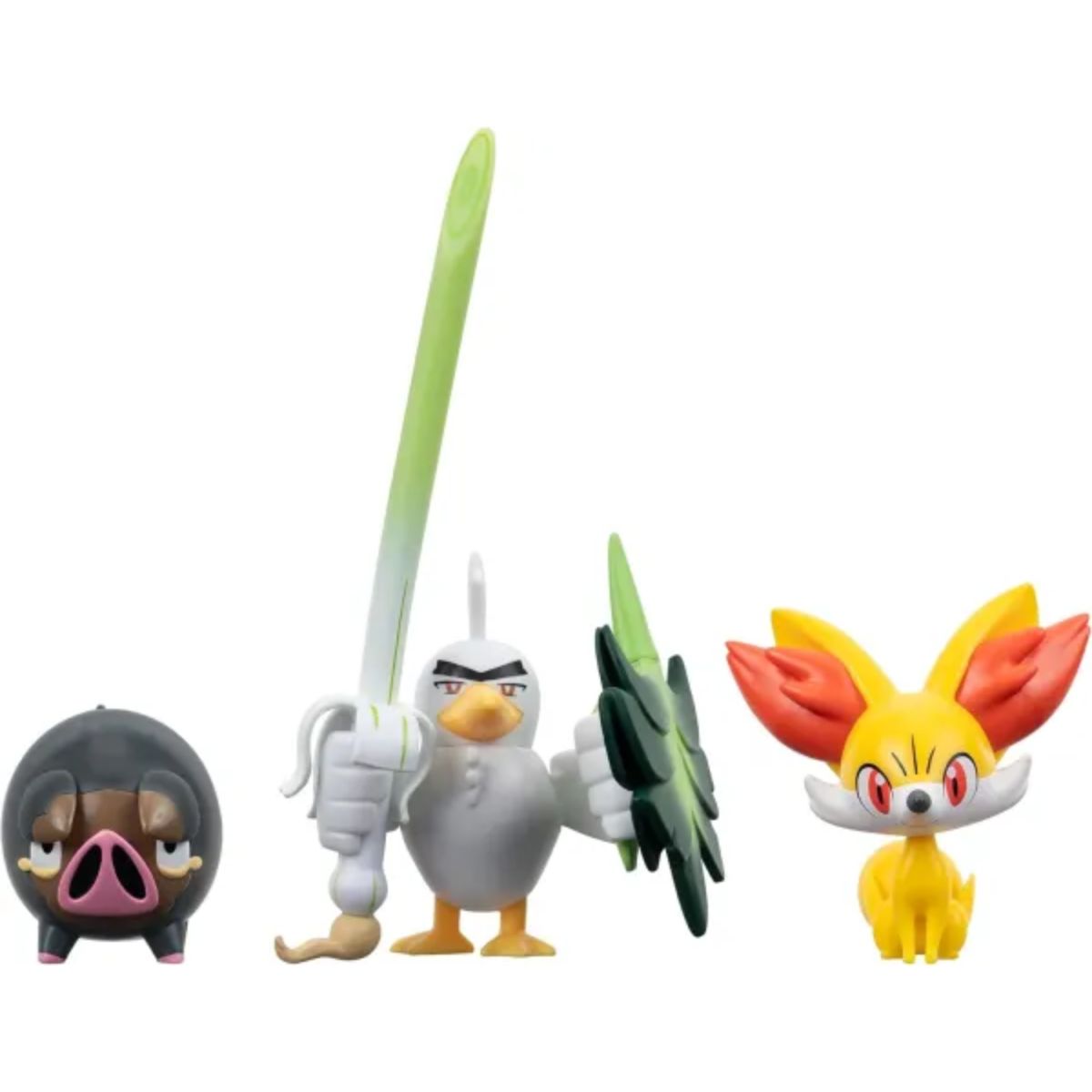 Pokémon Battle Figure Set Fennekin, Lechonk & Sirfetch'd