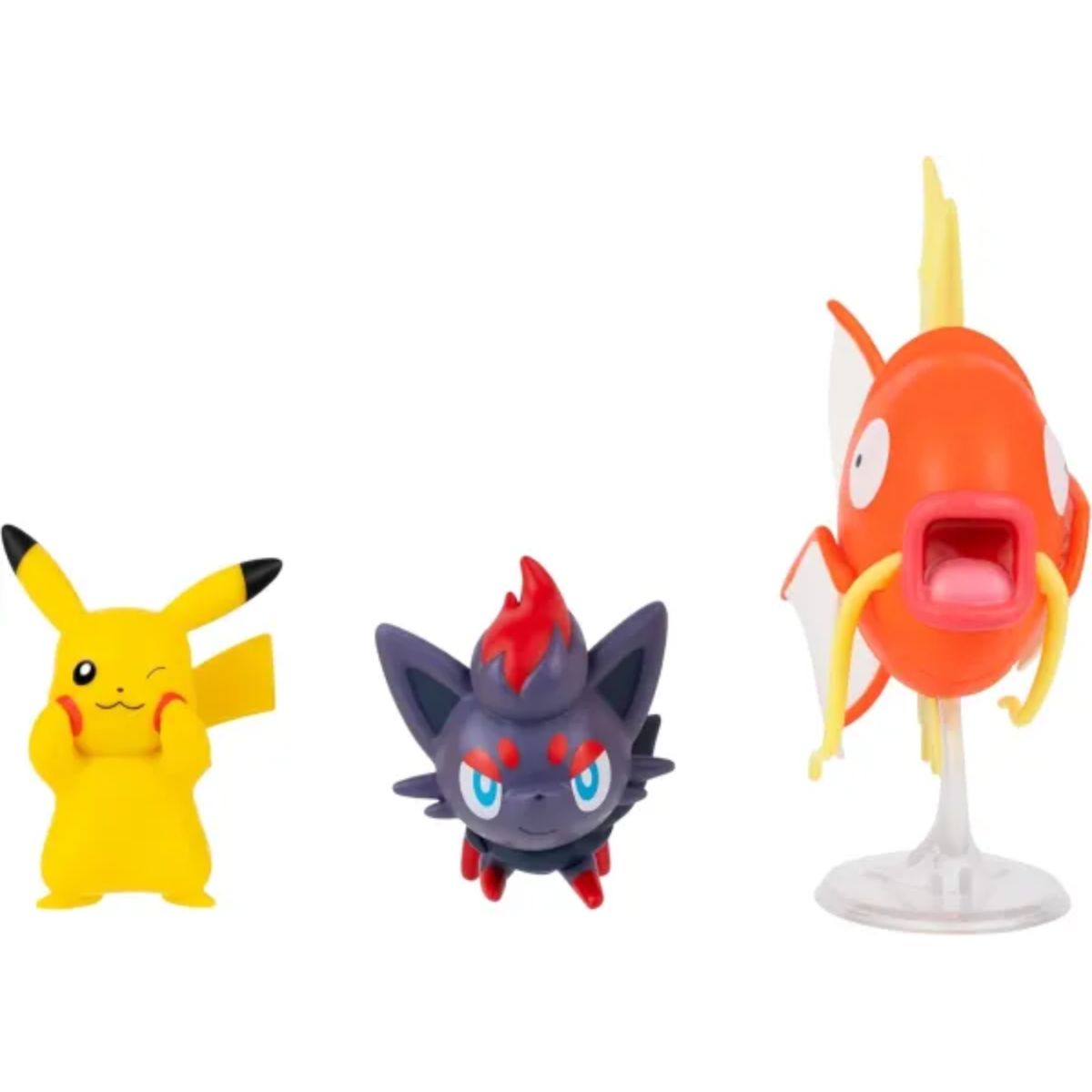 Pokémon Battle Figure Set Pikachu Zorua & Magikarp