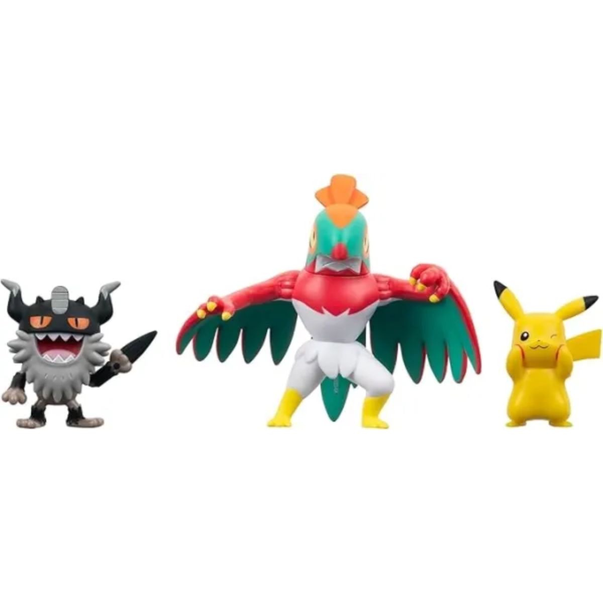 Pokémon Battle Figure Set  Pikachu, Perrserker & Hawlucha