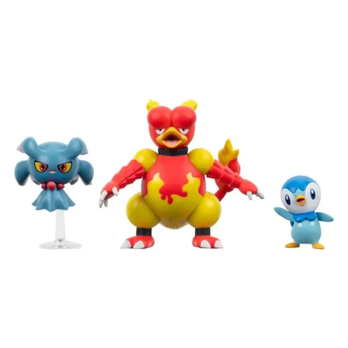 Pokémon Battle Figure Set Piplup, Misdreavus & Magmar