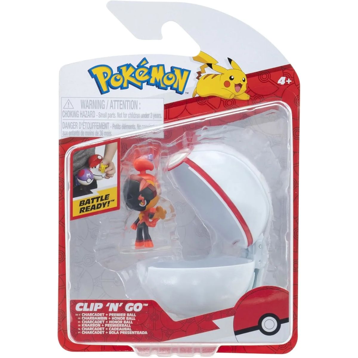 Pokémon Clip 'N' Go  Knarbon mit Premierball