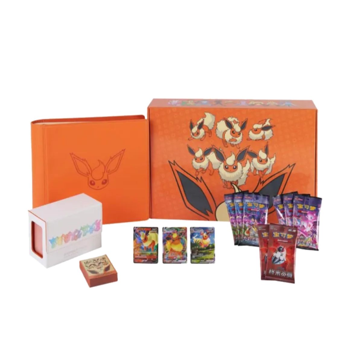 Pokémon Flareon Vmax Gift Box Chinesisch