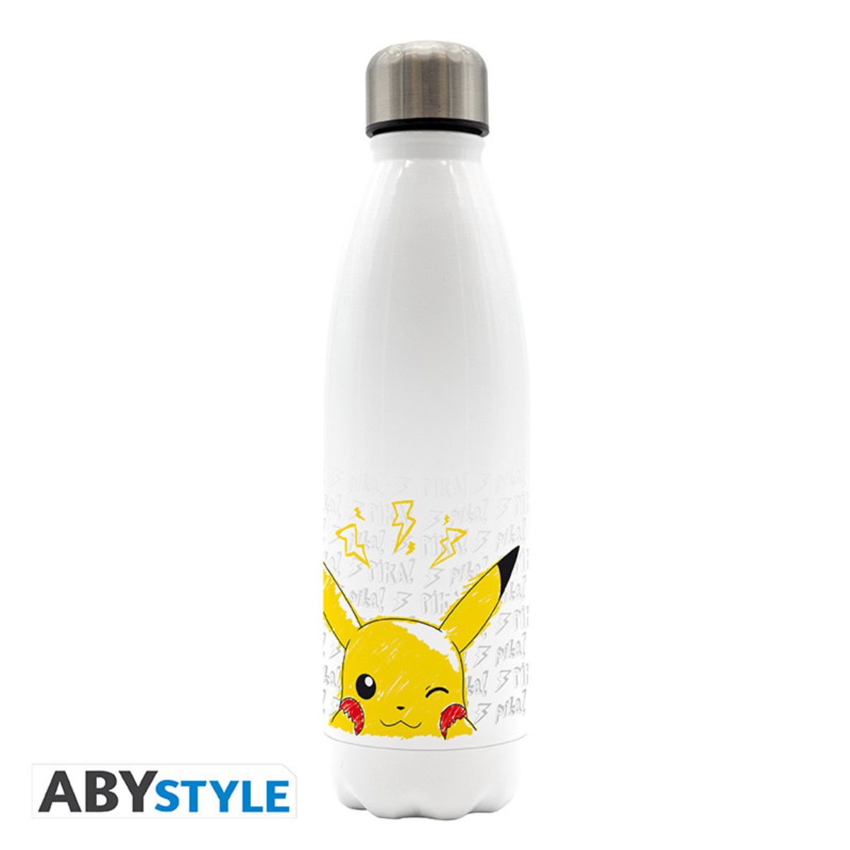 Pokemon Insulated Water Bottle Pikachu Scribble