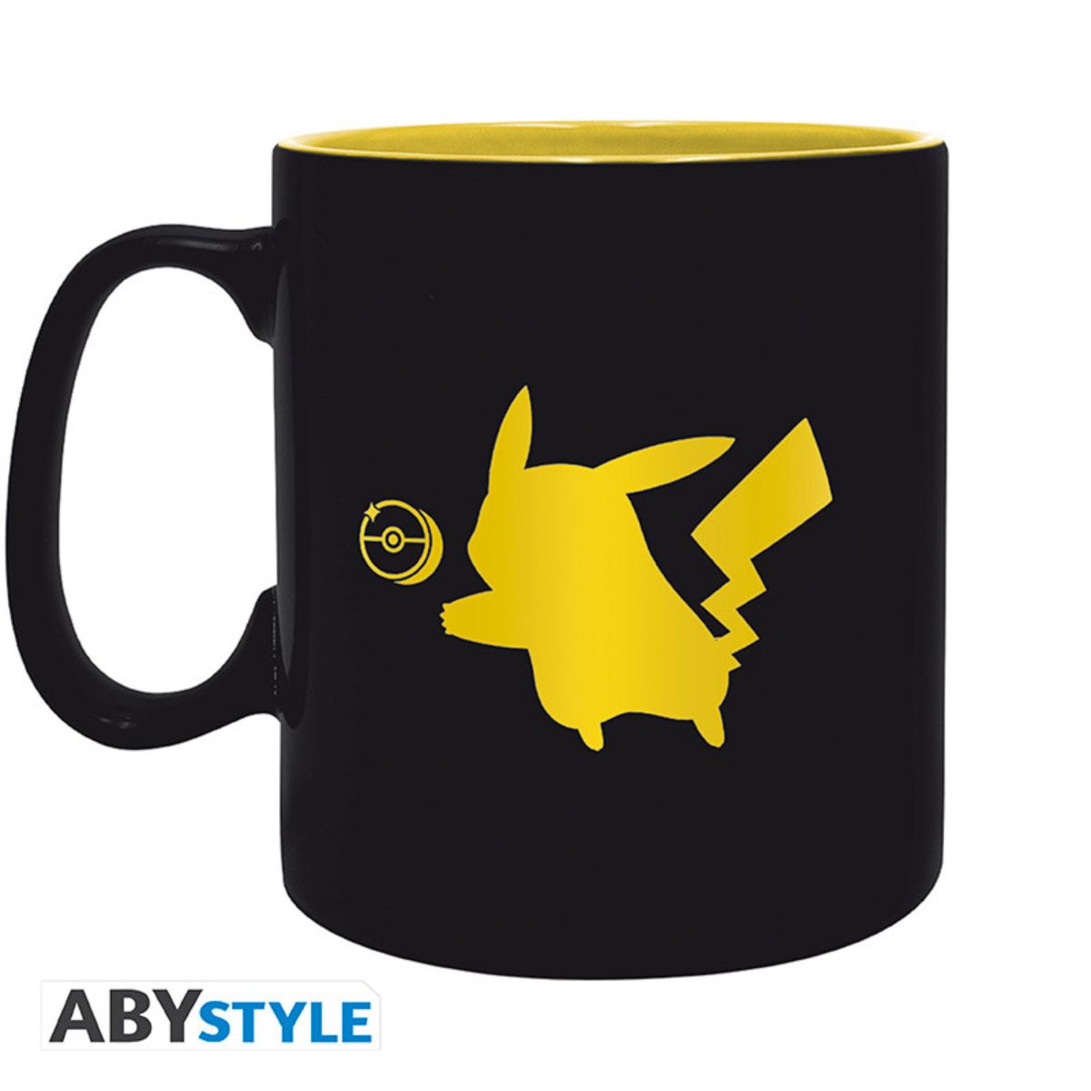 Pokemon Tasse 460ml Pikachu Black Icon