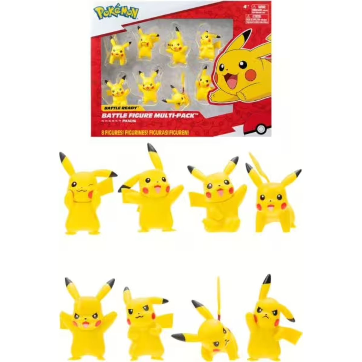 Pokémon Pikachu Battle Figure 8er Pack