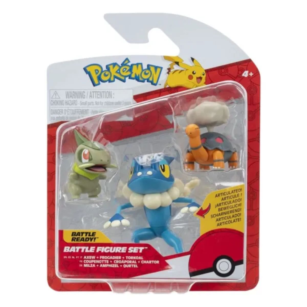 Pokémon Qurtel Milza & Amphizel Battle Figure Set