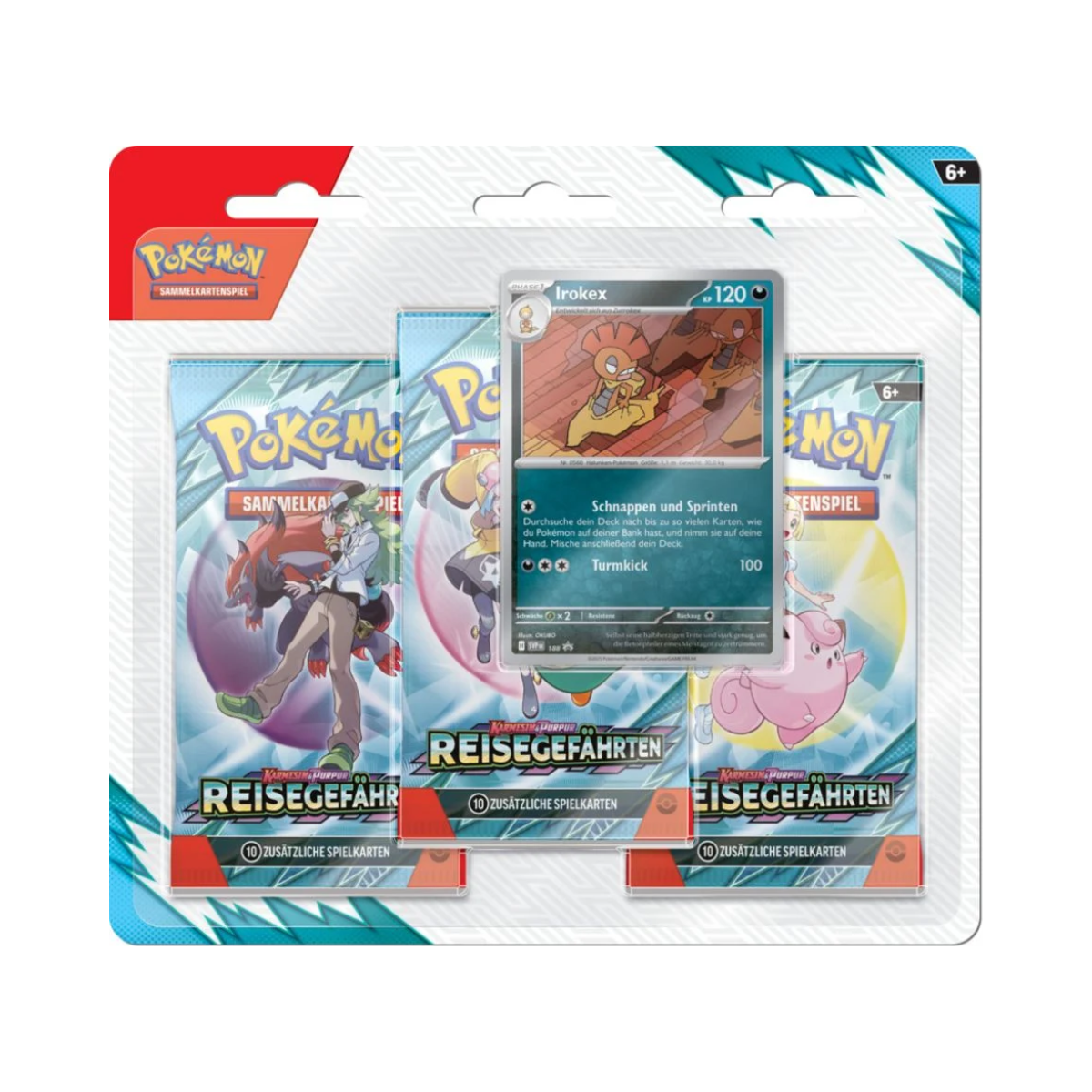 Pokémon Reisegefährten Irokex 3-Pack Blister Deutsch