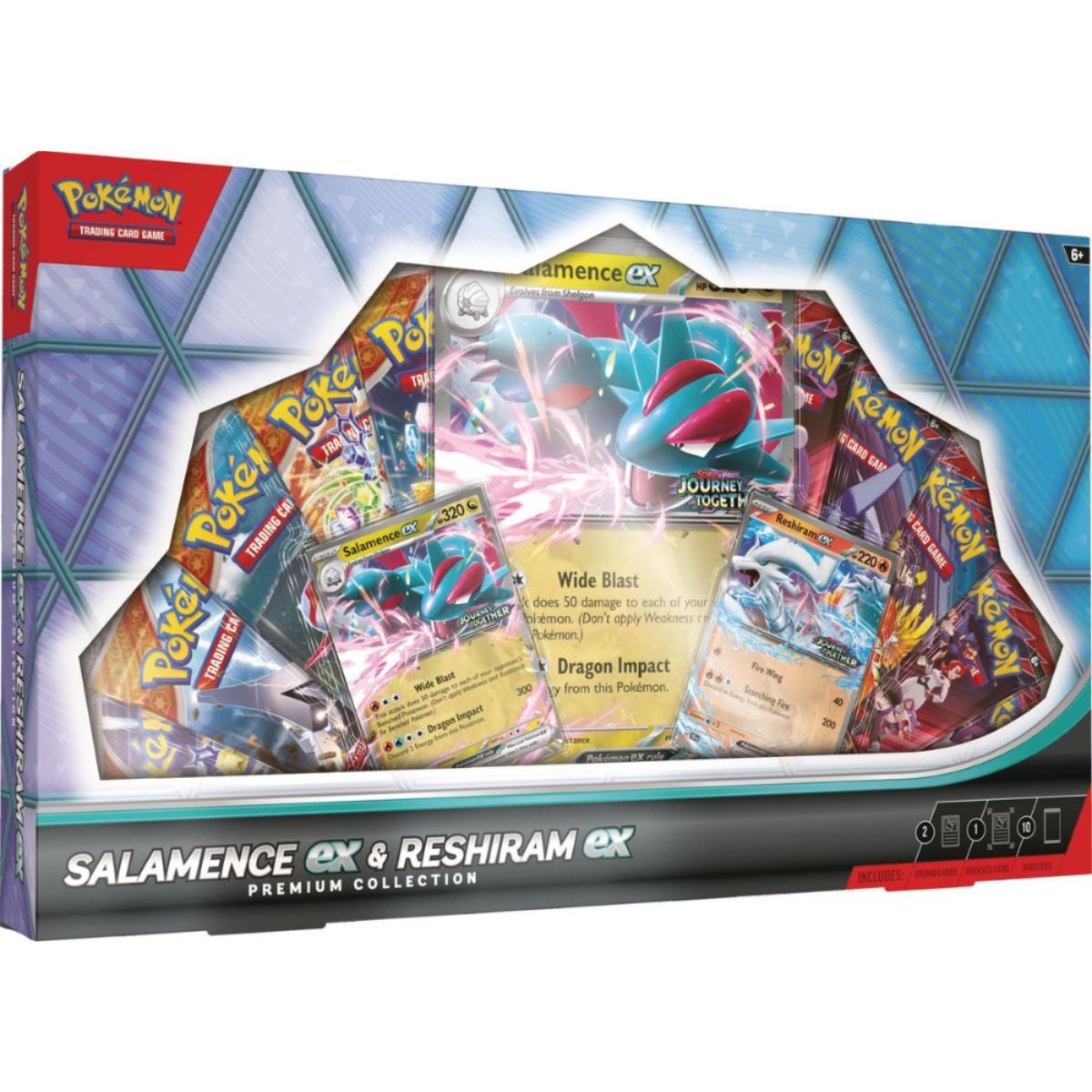 Pokemon Salamence EX & Reshiram EX Premium Collection Englisch
