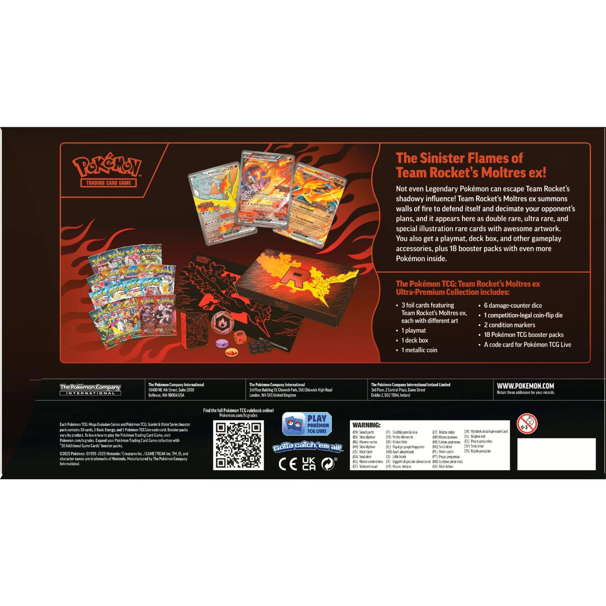 Pokémon Ultra Premium Collection Team Rocket's Moltres Englisch