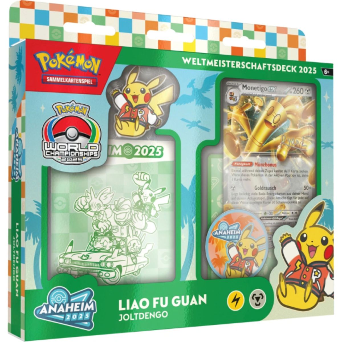 Pokémon Weltmeisterschaftsdeck 2025 Liao Fu Guan Deutsch