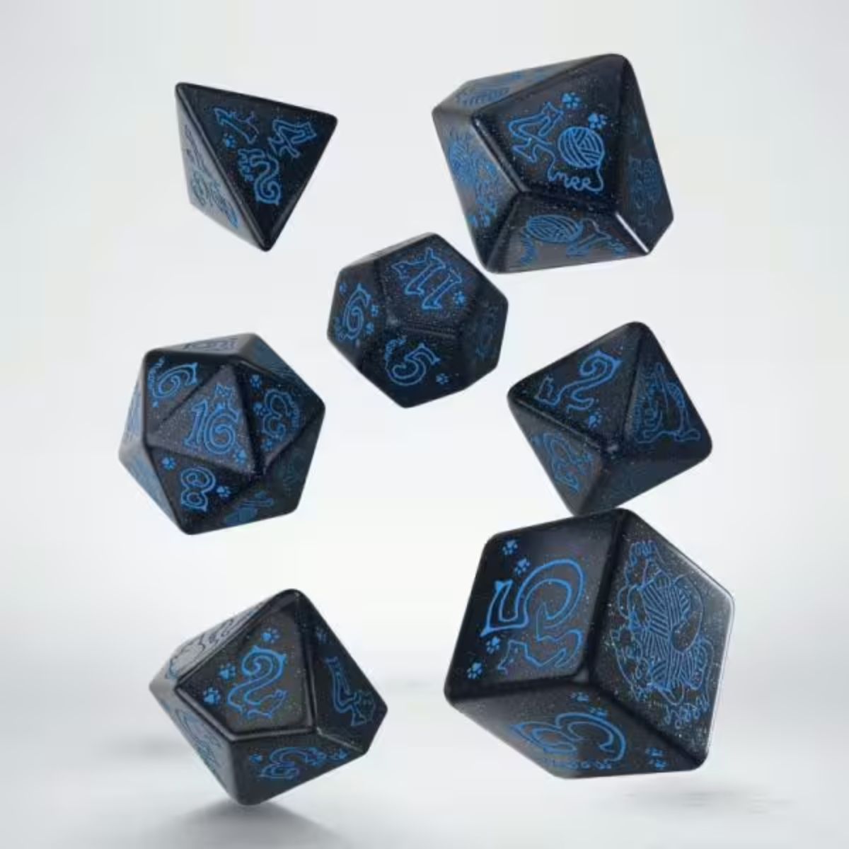 Q-Workshop River Jumbo Cats Dice Set