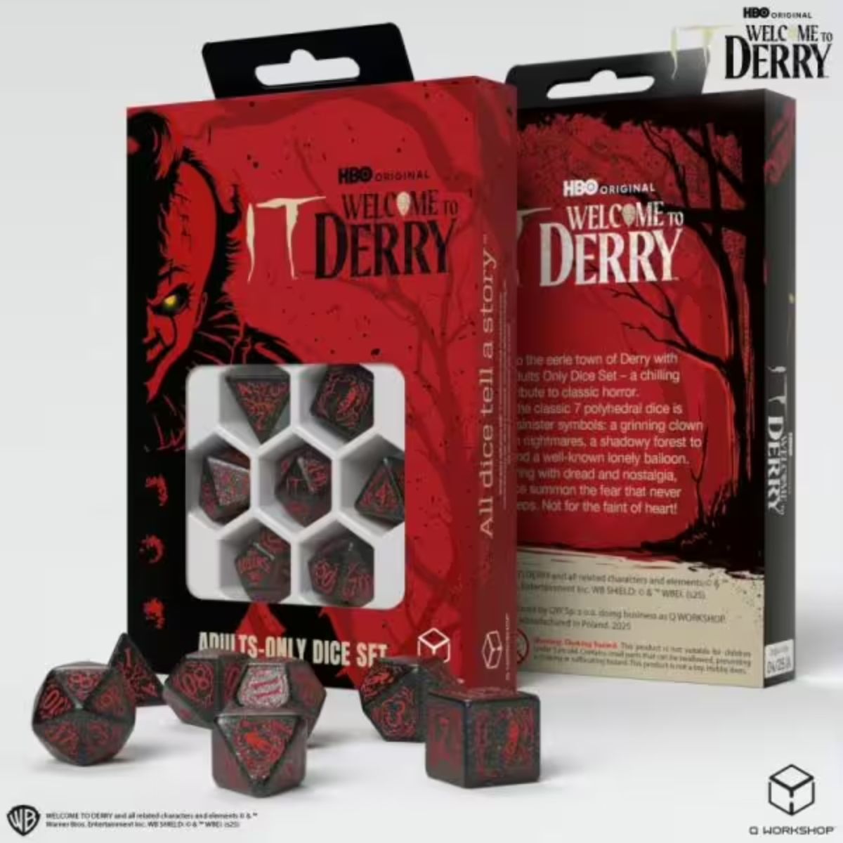 Q-Workshop Welcome To Derry Adults-Only Dice Set