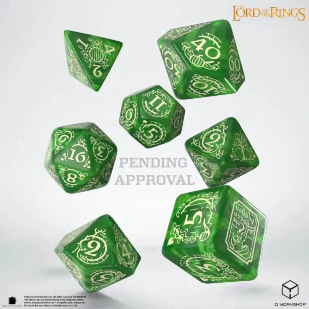 Q-Workshop Goblins The Hobbit 10 × D6 Dice Set