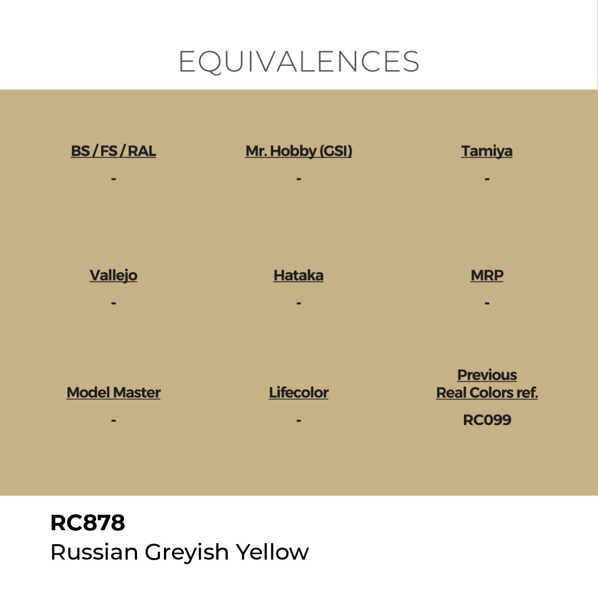 AK Interactive REAL COLORS Russian Greyish Yellow 17 ml.