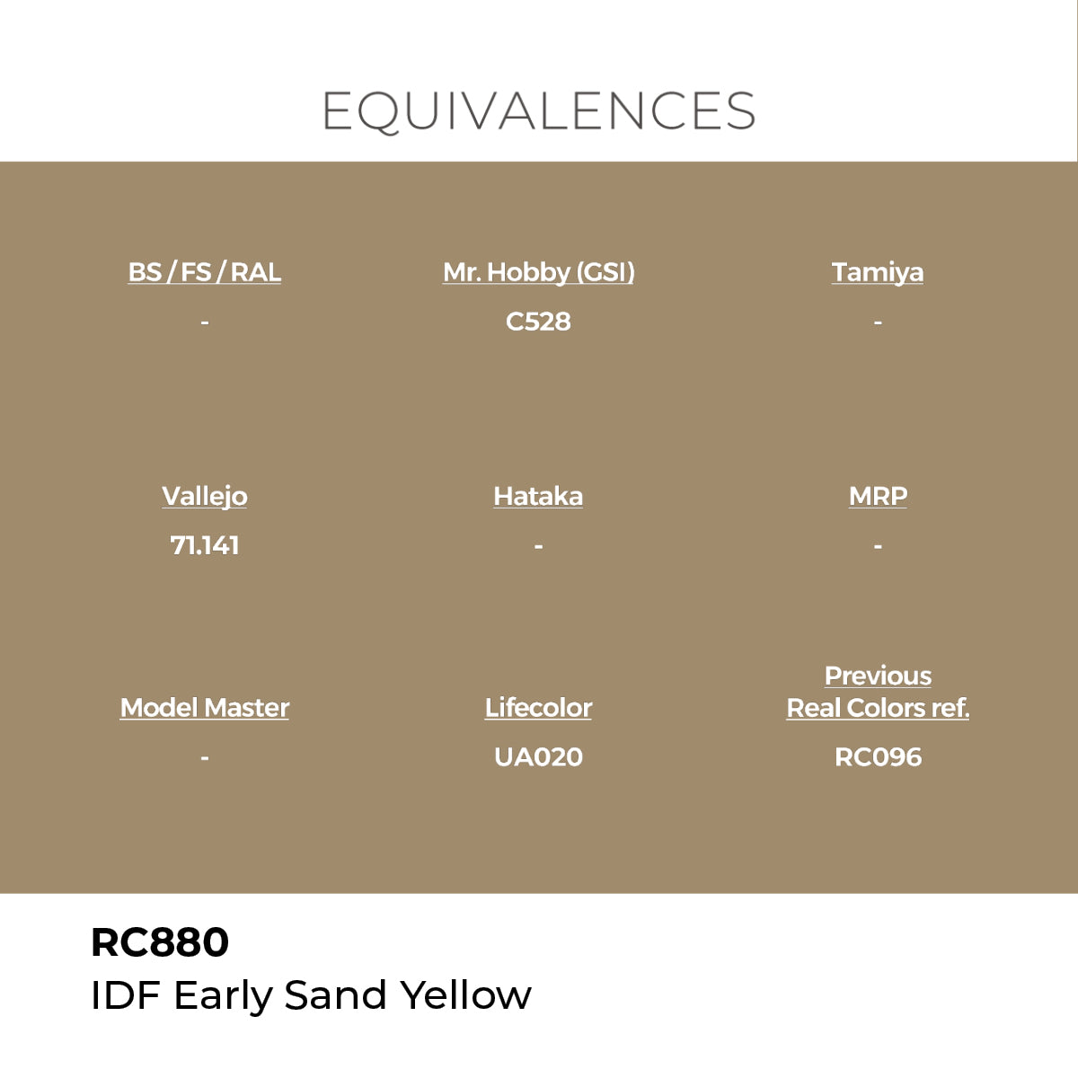 AK Interactive REAL COLORS Idf Early Sand Yellow 17 ml.