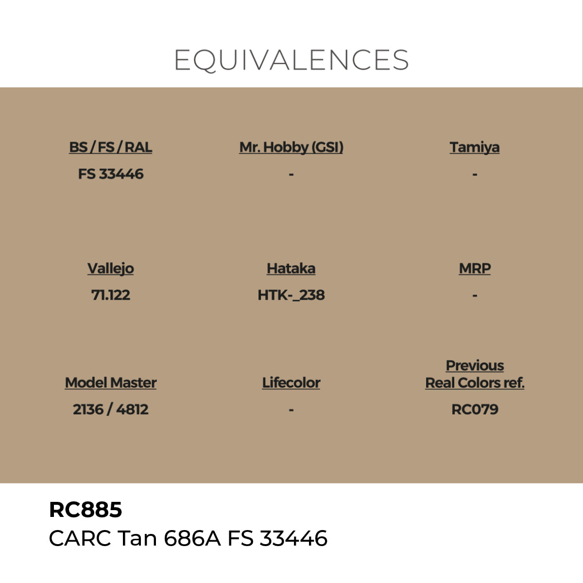 AK Interactive REAL COLORS Carc Tan 686A Fs 33446 17 ml.