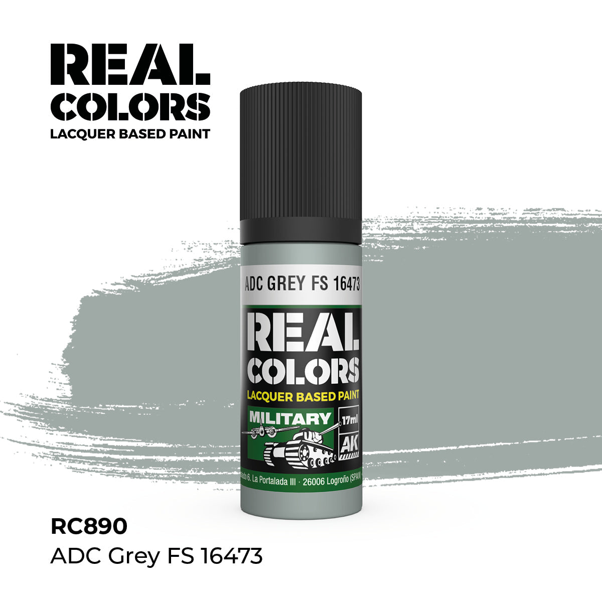 AK Interactive REAL COLORS Adc Grey Fs 16473 17 ml.