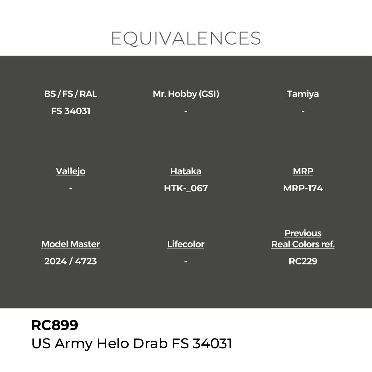 AK Interactive REAL COLORS Us Army Helo Drab Fs 34031 17 ml.