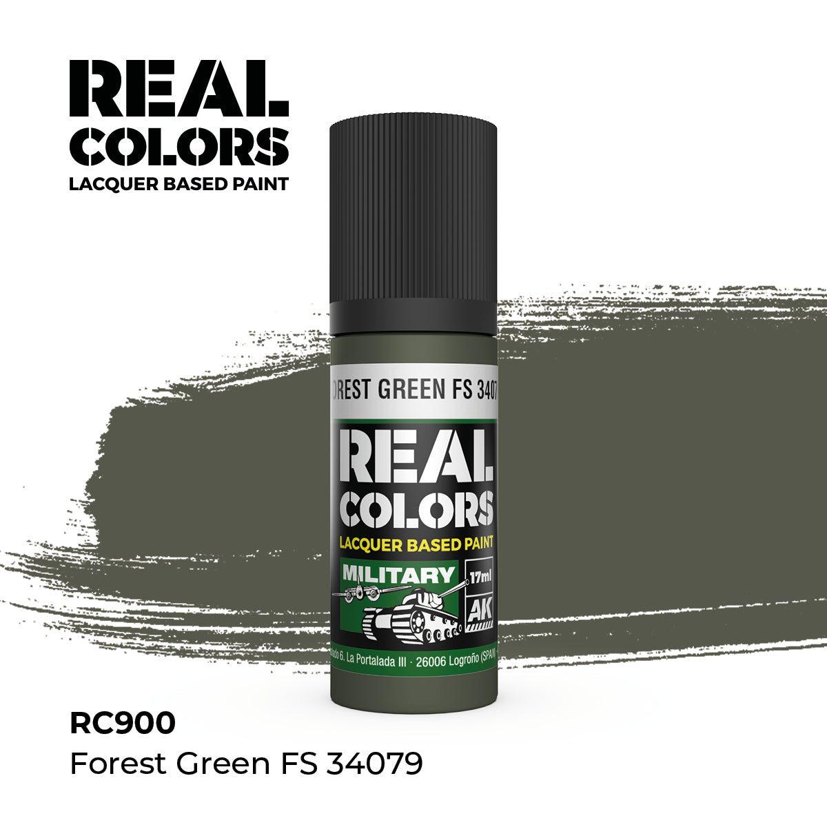 AK Interactive REAL COLORS Forest Green Fs 34079 17 ml.