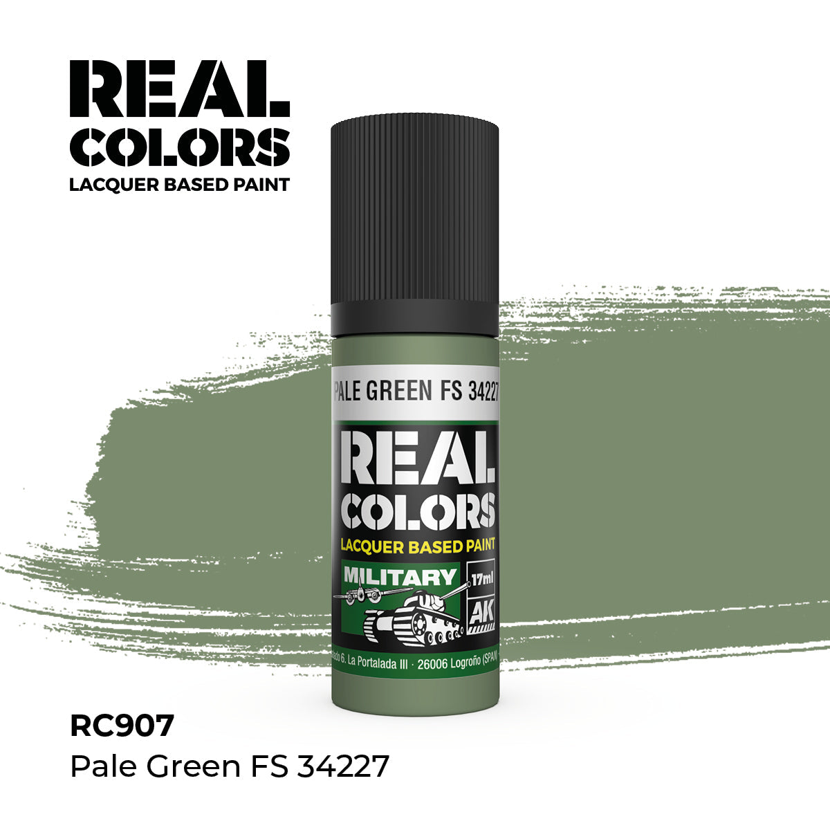 AK Interactive REAL COLORS Pale Green Fs 34227 17 ml.