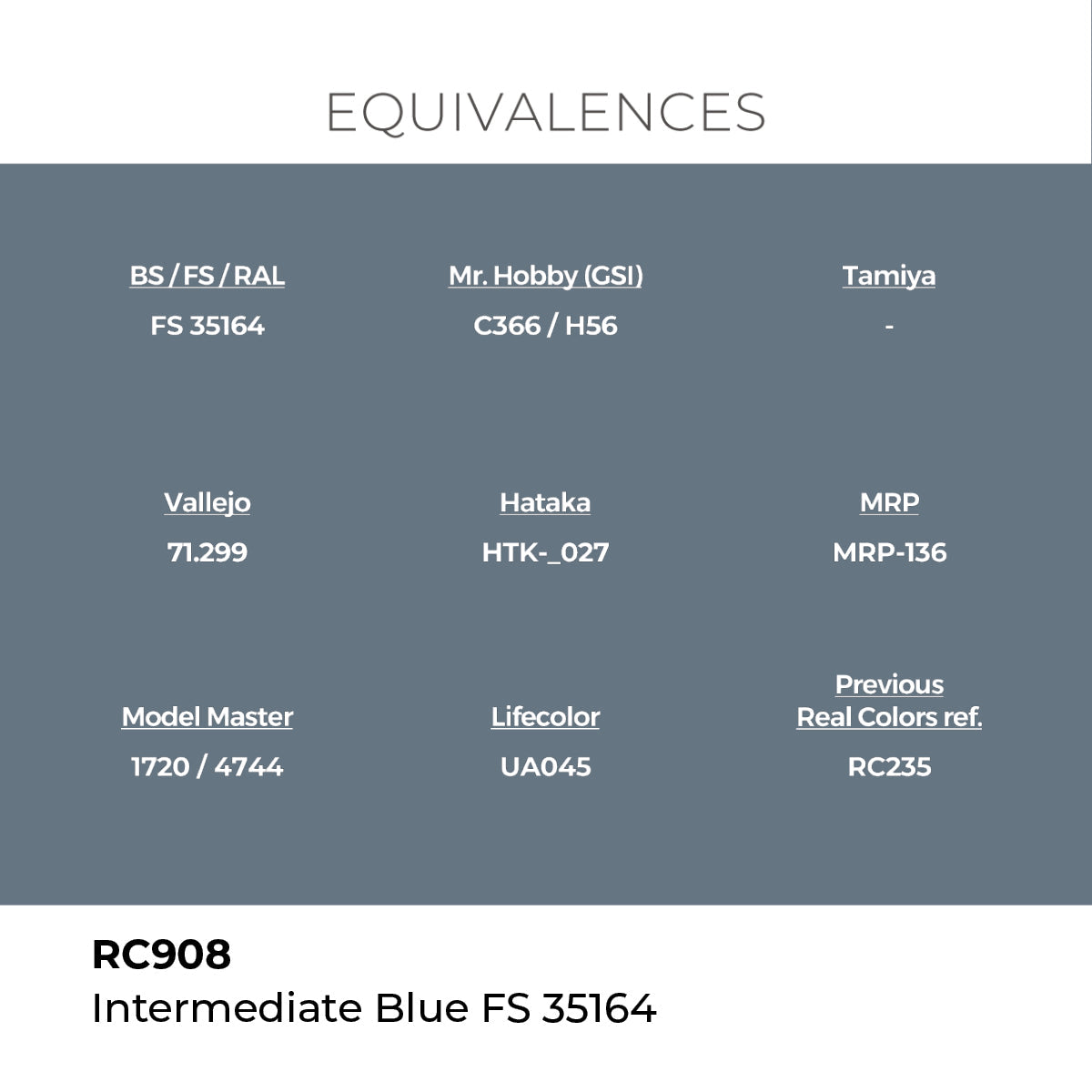 AK Interactive REAL COLORS Intermediate Blue Fs 35164 17 ml.