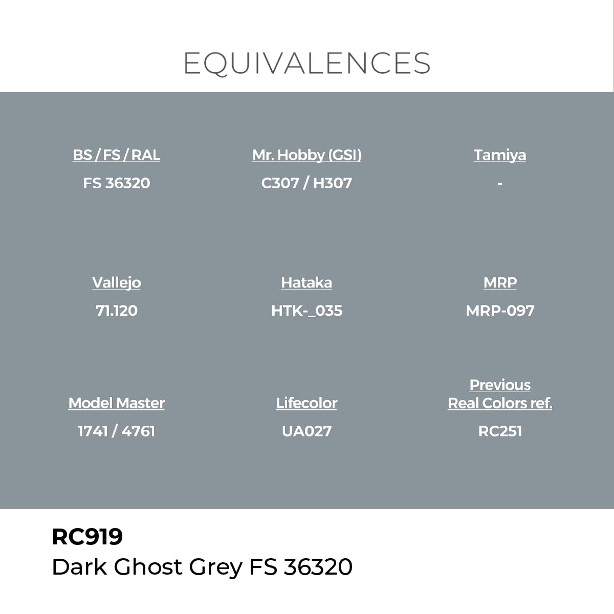 AK Interactive REAL COLORS Dark Ghost Grey Fs 36320 17 ml.