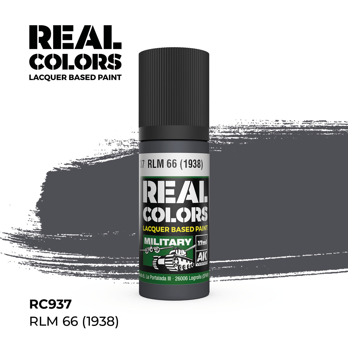 AK Interactive REAL COLORS Rlm 66 (1938) 17 ml.