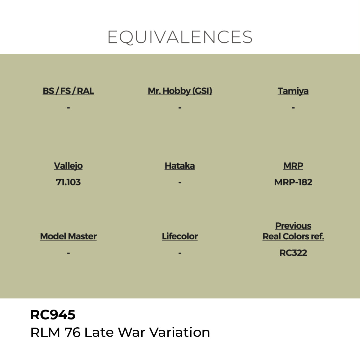 AK Interactive REAL COLORS Rlm 76 Late War Variation 17 ml.