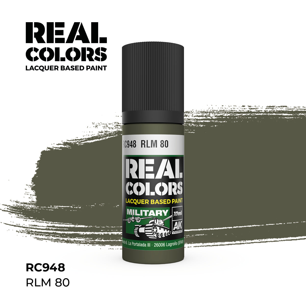 AK Interactive REAL COLORS Rlm 80 17 ml.