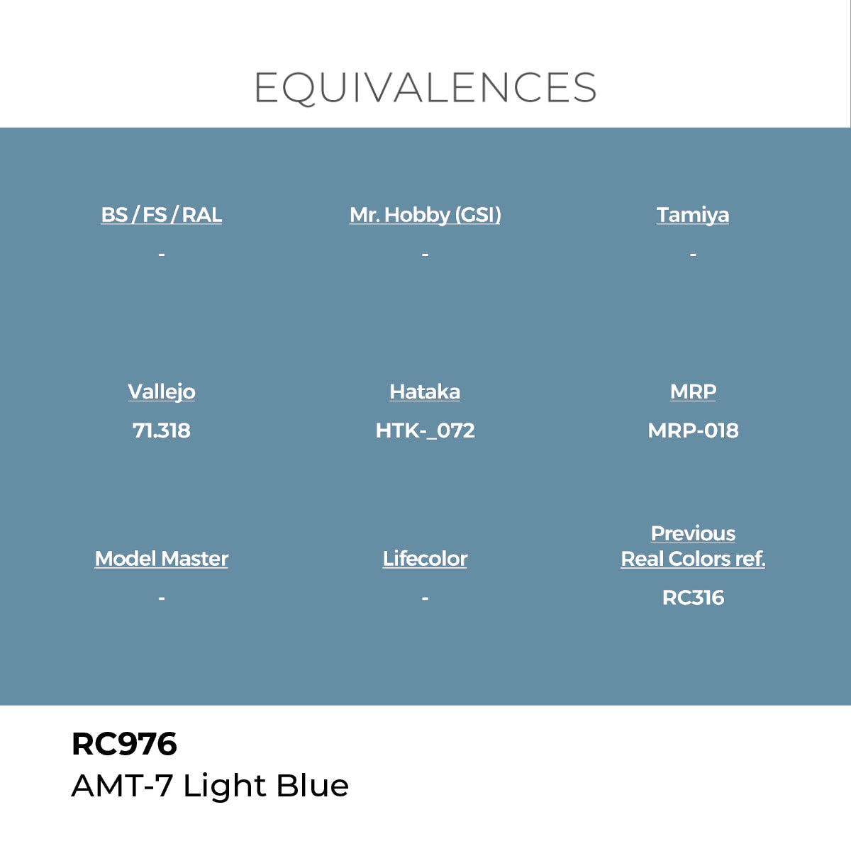 AK Interactive REAL COLORS Amt-7 Light Blue 17 ml.