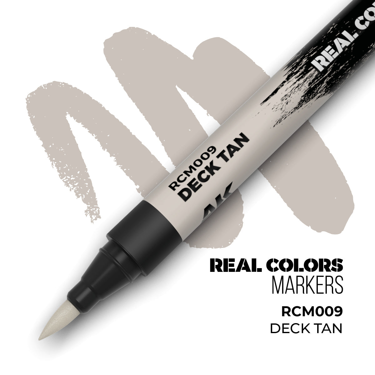 AK Interactive REAL COLORS MARKERS Deck Tan