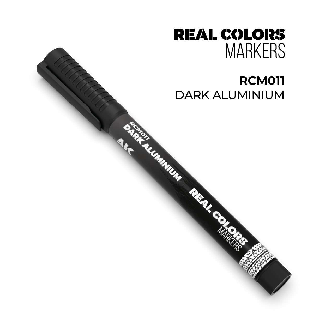 AK Interactive REAL COLORS MARKERS Dark Aluminium