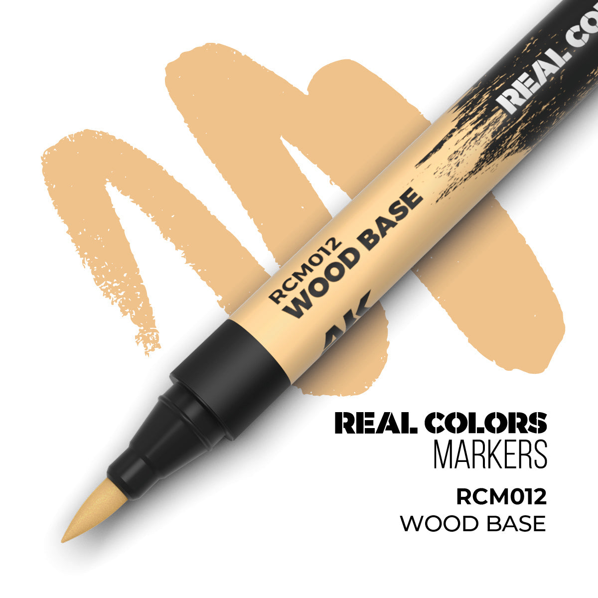 AK Interactive REAL COLORS MARKERS Wood Base