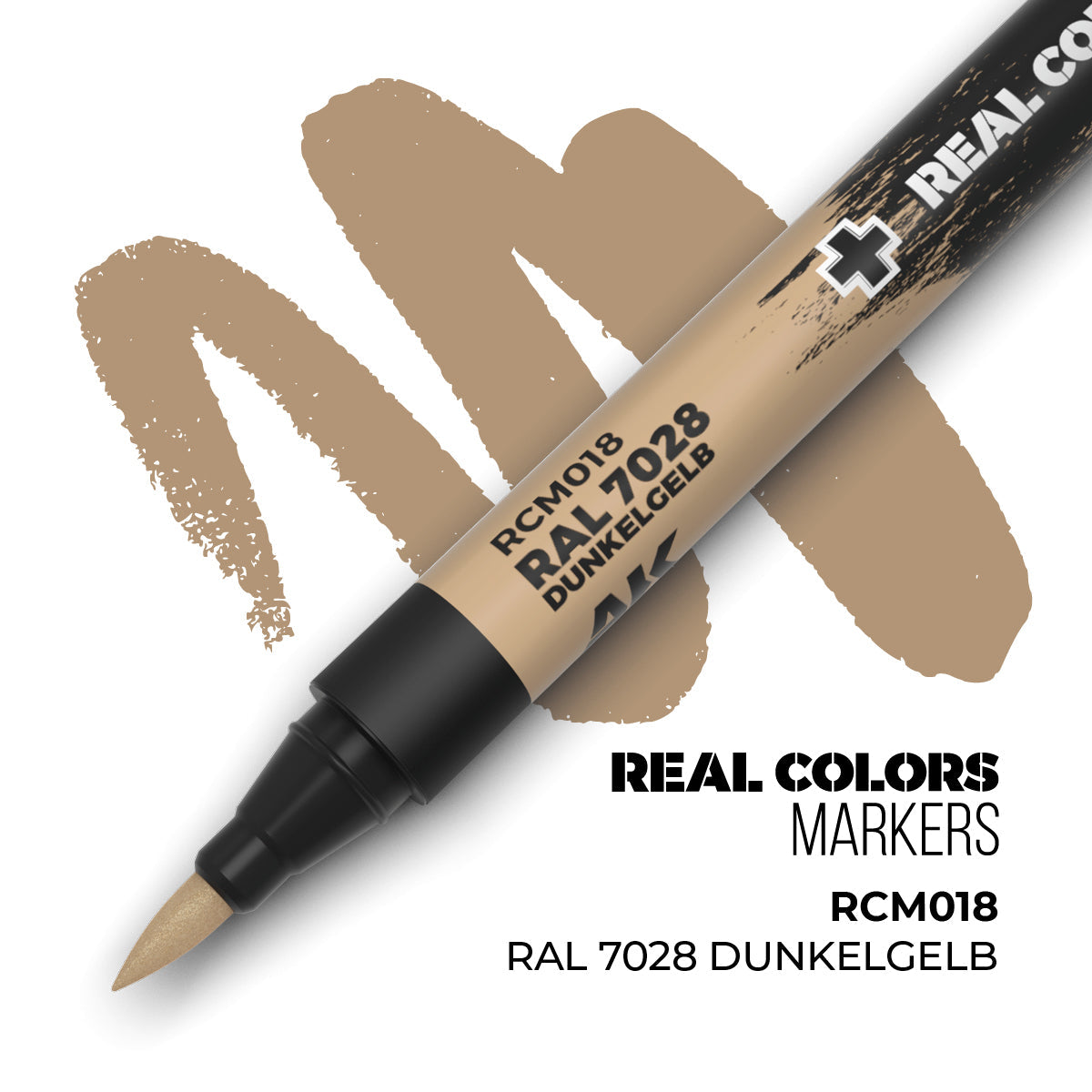 AK Interactive REAL COLORS MARKERS Ral 7028 Dunkelgelb