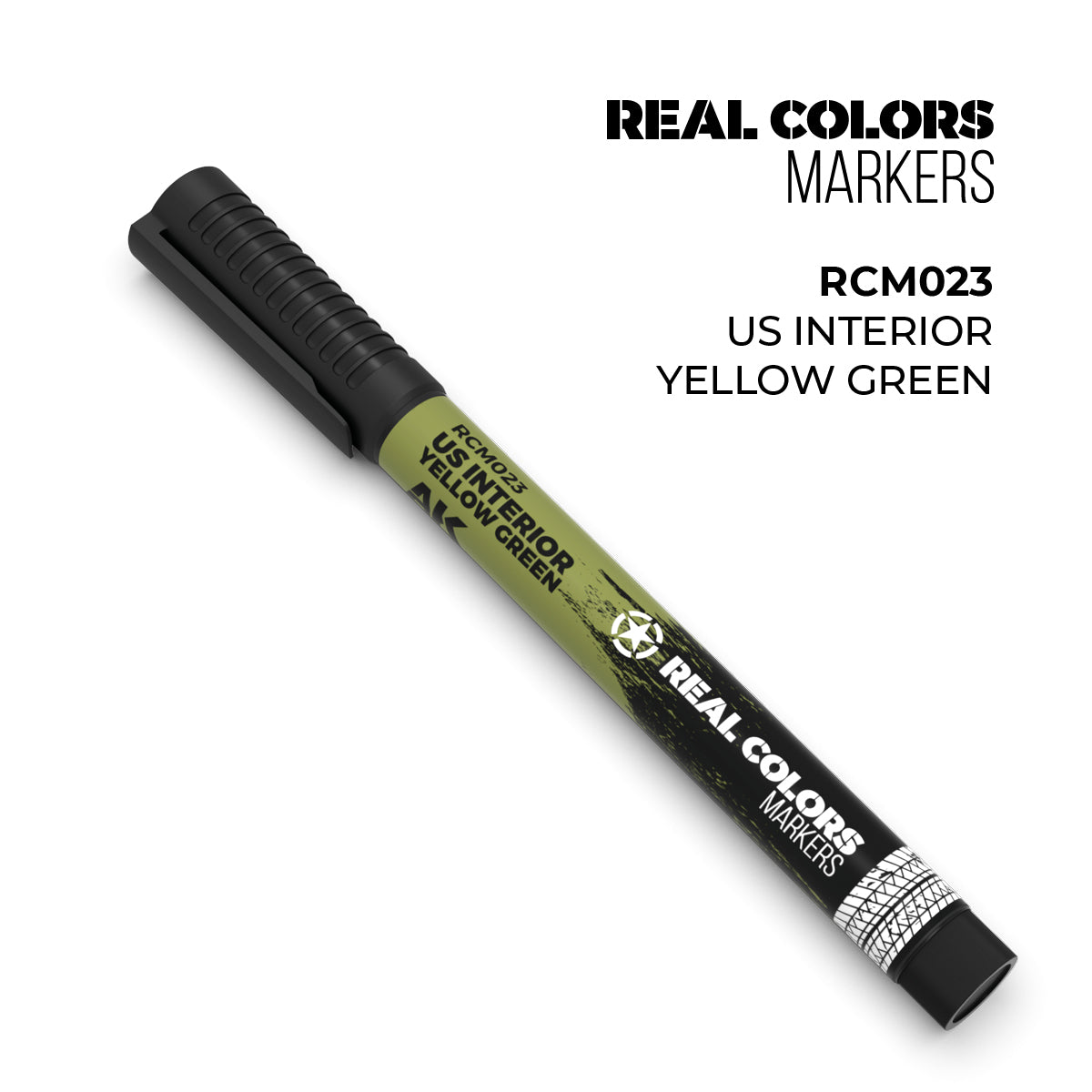AK Interactive REAL COLORS MARKERS Us Interior Yellow Green