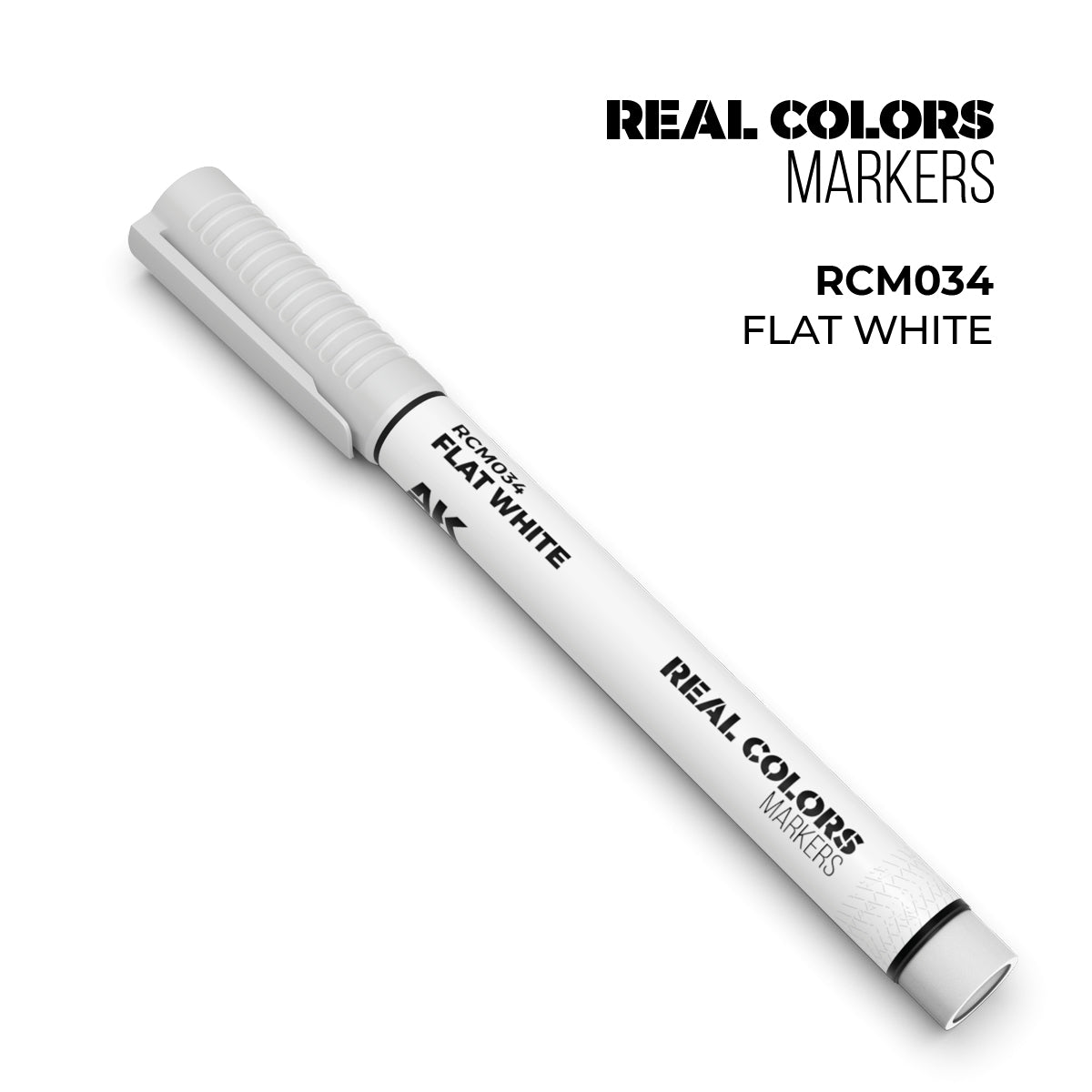 AK Interactive REAL COLORS MARKERS Flat White