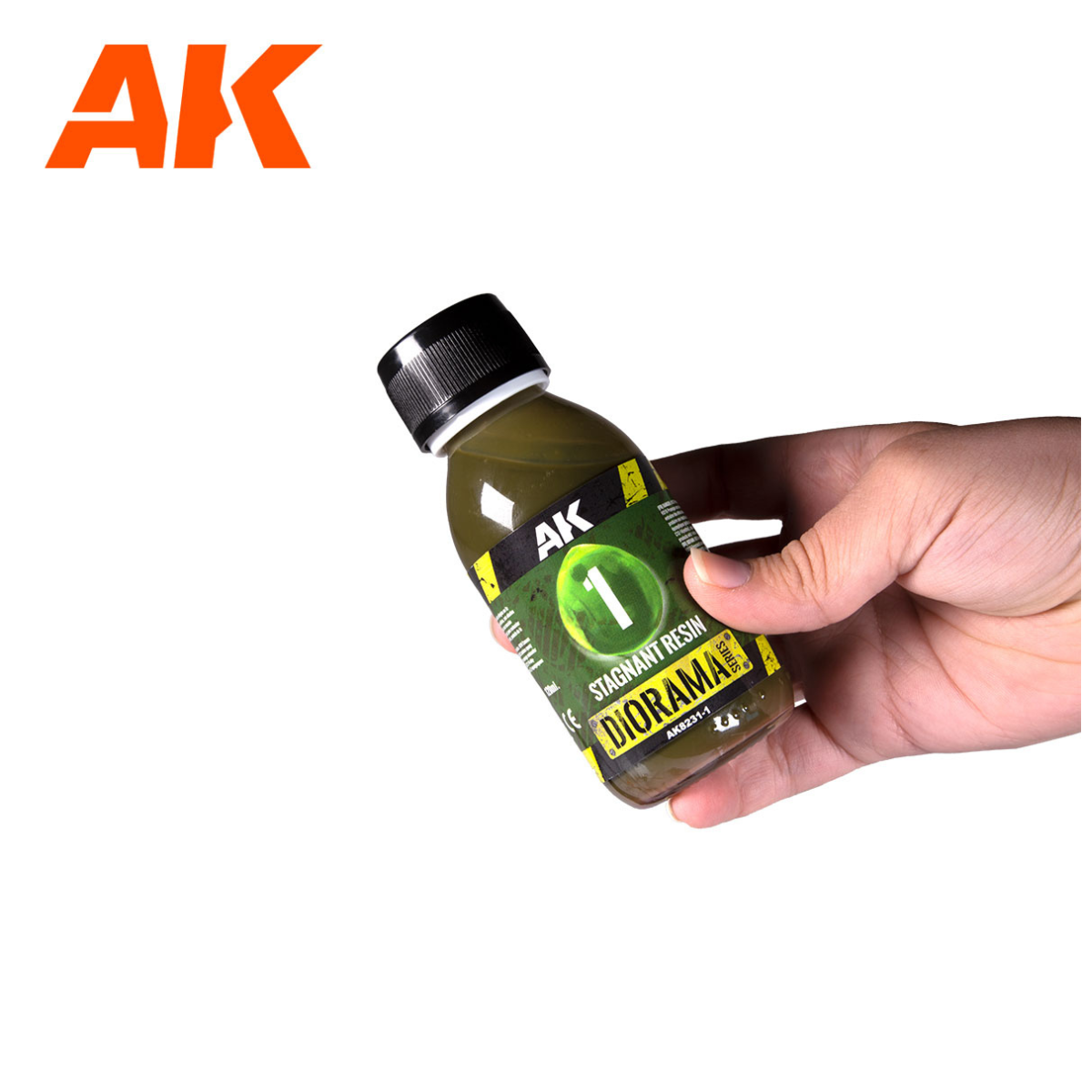 AK Interactive RESIN STAGNANT WATER COMPONENTS EPOXY RESIN 180ML