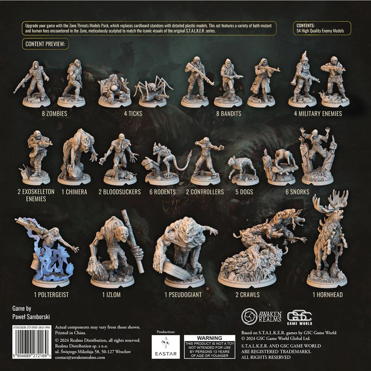 STALKER Das Brettspiel Zone Threats Model Pack