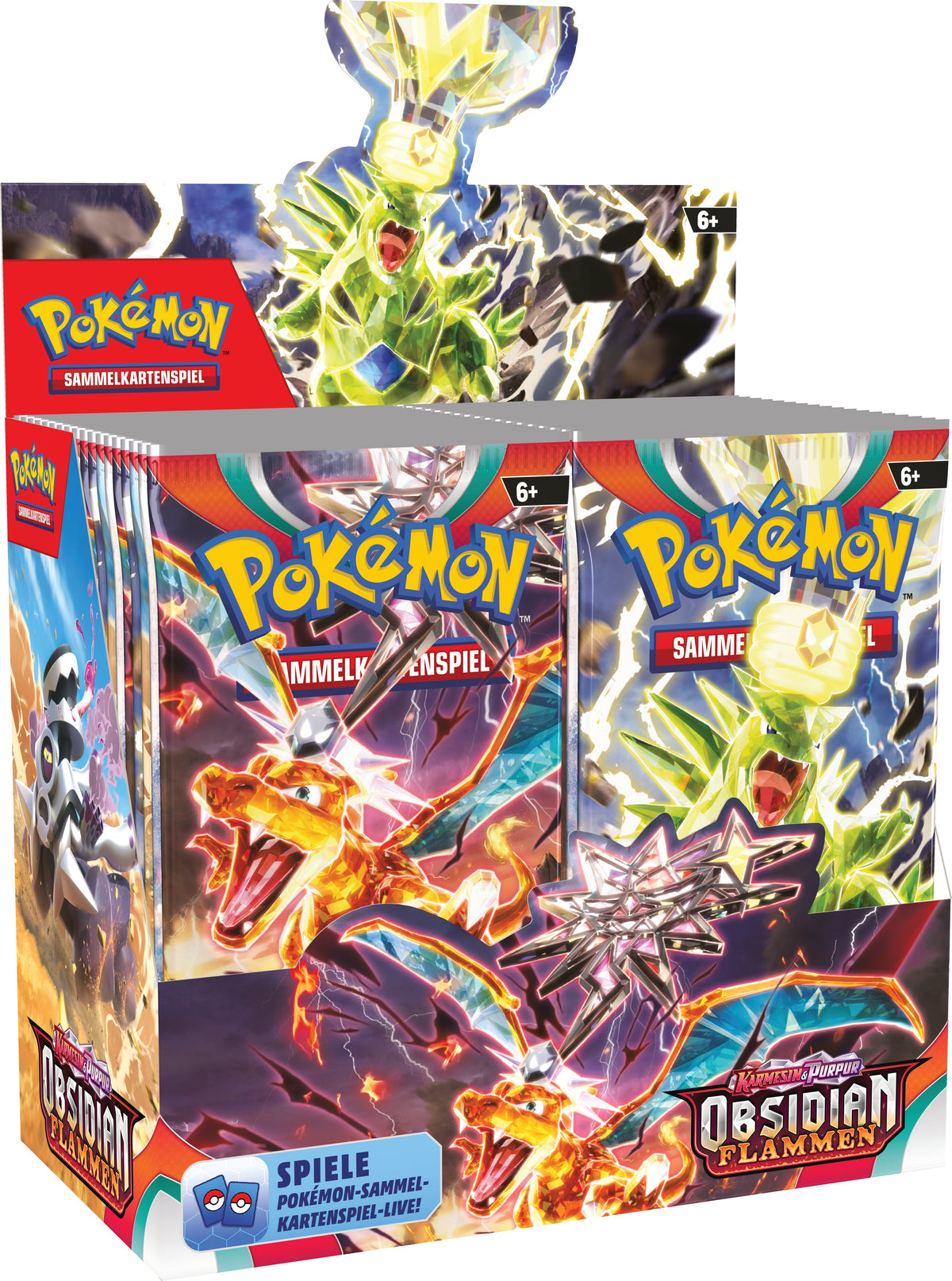 Pokémon Karmesin & Purpur Obsidianflammen - Booster Display (36 Booster) - deutsch