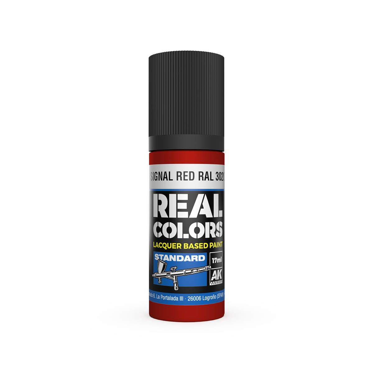 AK Interactive REAL COLORS Signal Red Ral 3020 17 ml.