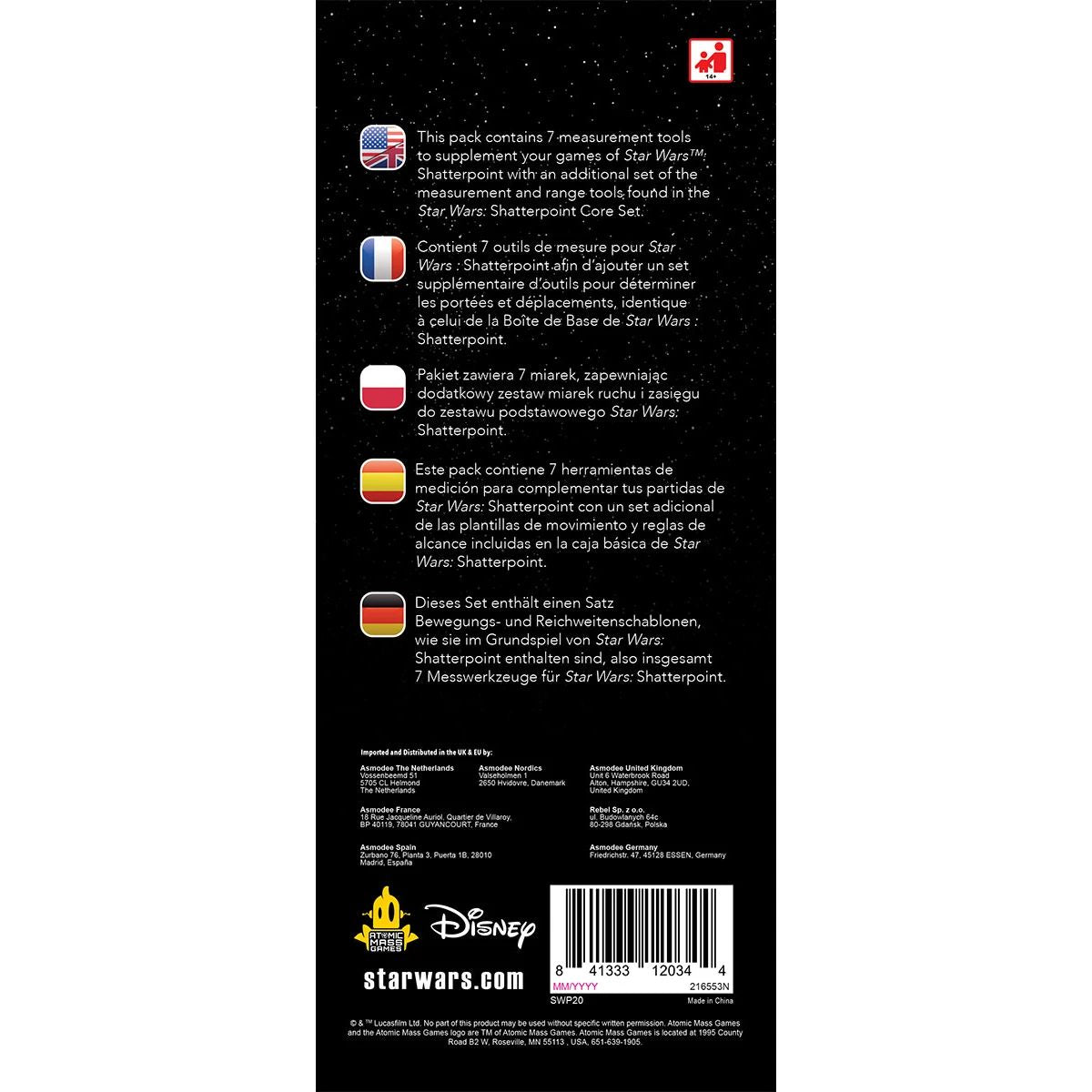 Star Wars Shatterpoint Measurement Tools