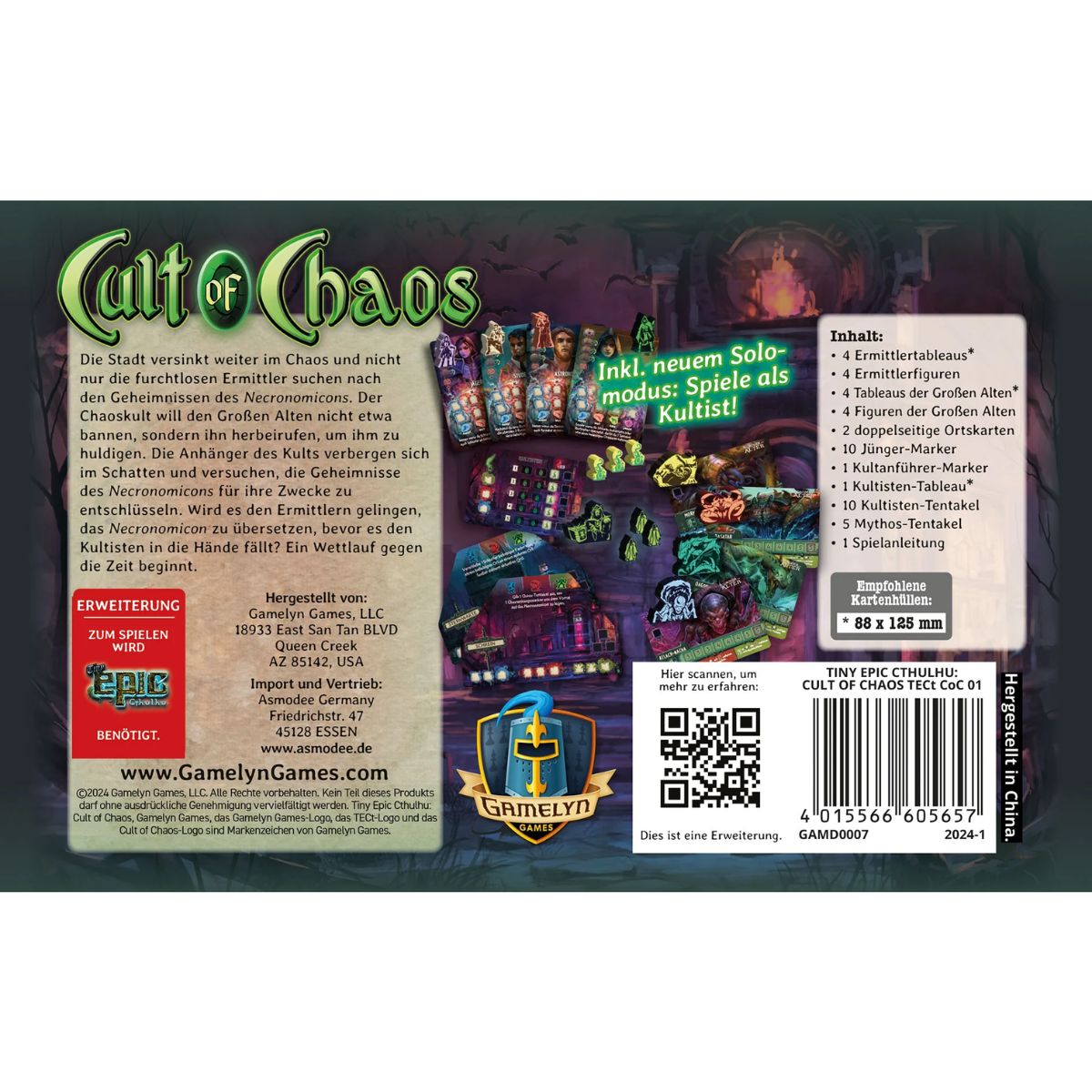 Tiny Epic Cthulhu Cult of Chaos