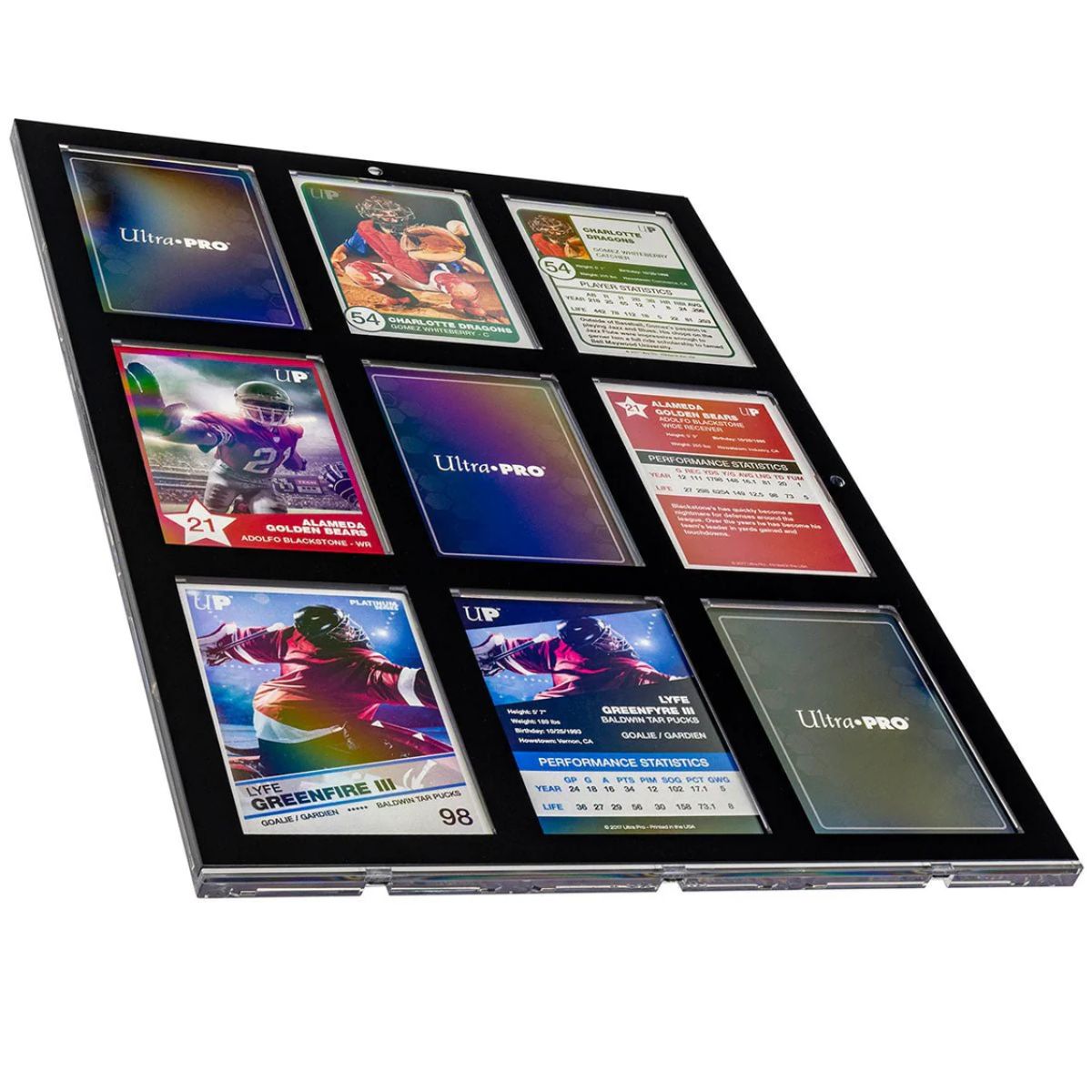 Ultra Pro: 35PT 9-Card Black Border UV ONE-TOUCH Magnetic Holder