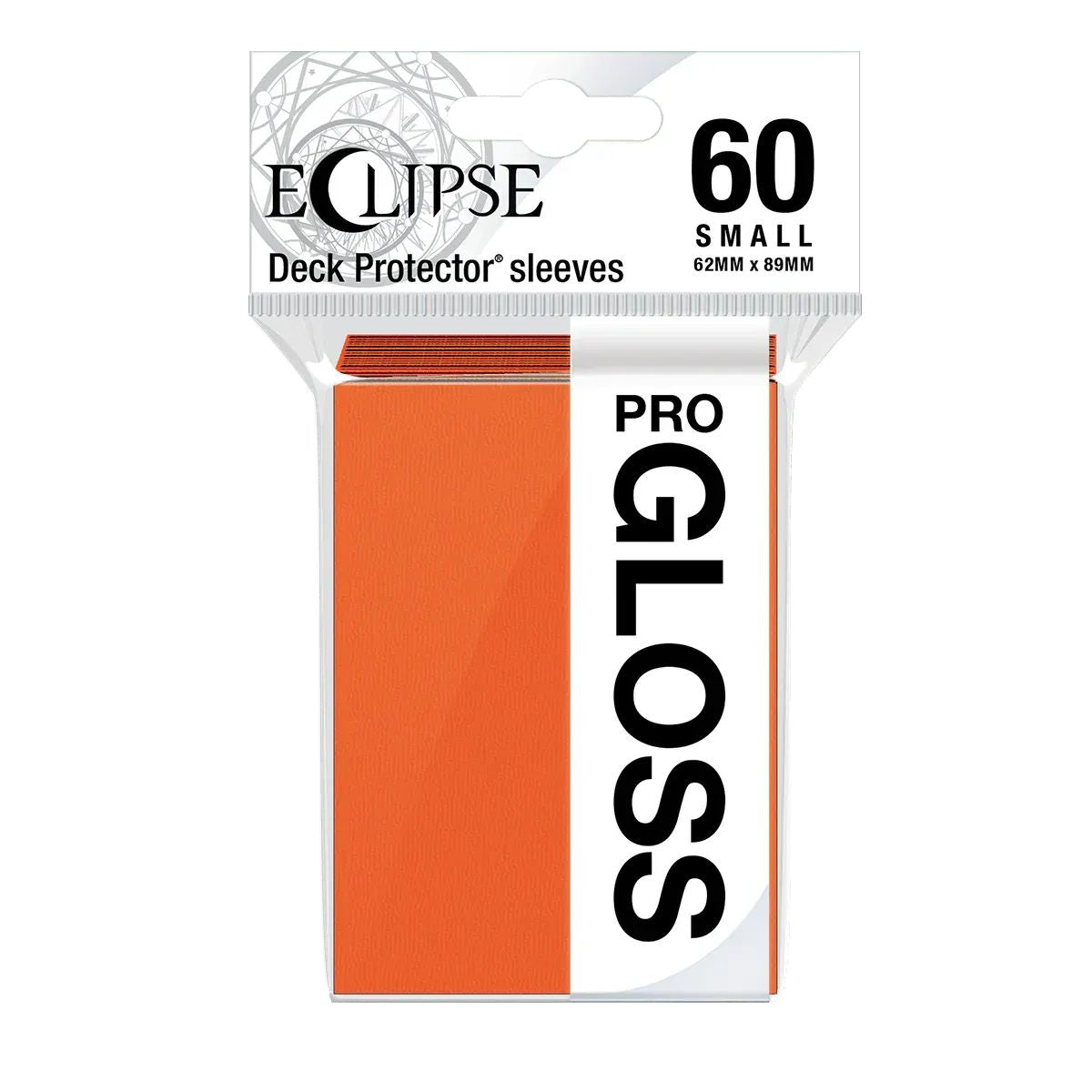 Ultra Pro Eclipse Gloss Small Sleeves Pumpkin Orange