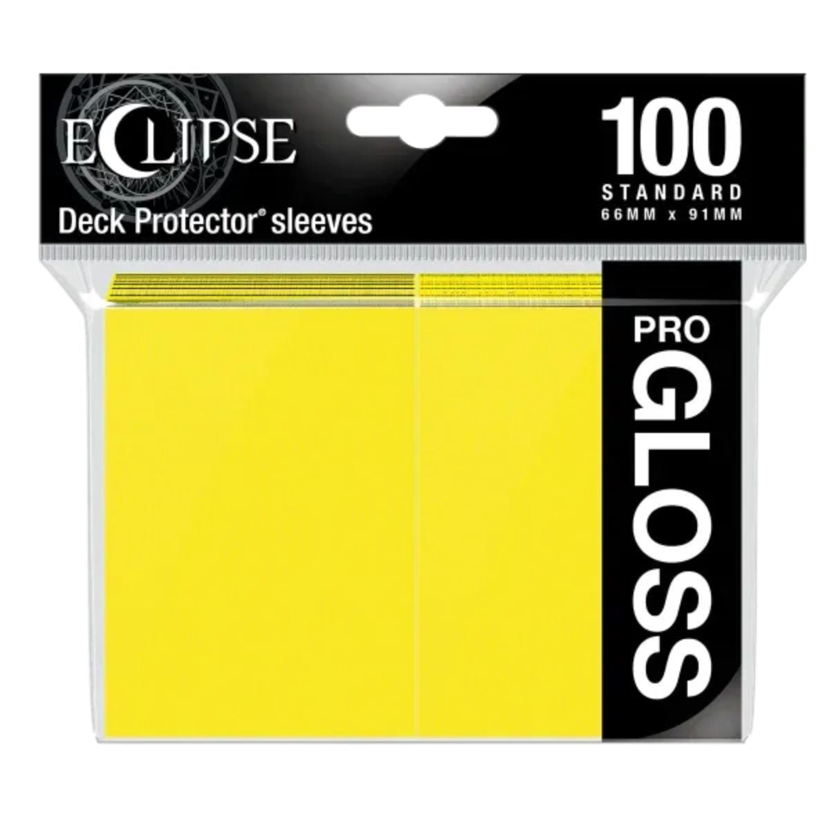 Ultra Pro Eclipse Gloss Standard Sleeves Lemon Yellow